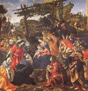 Filippino Lippi The Adoration of the Magi painting